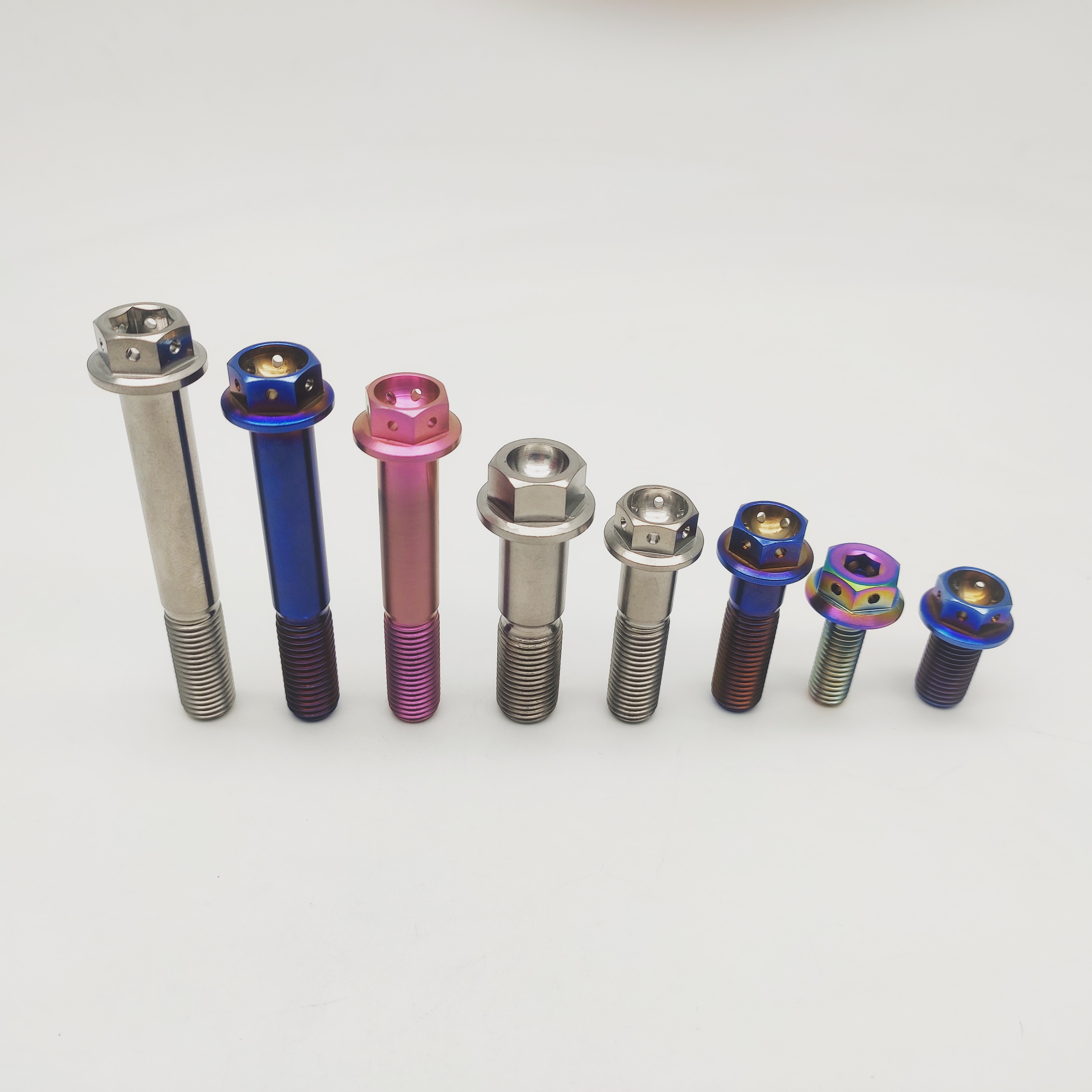 titanium hex flange bolt