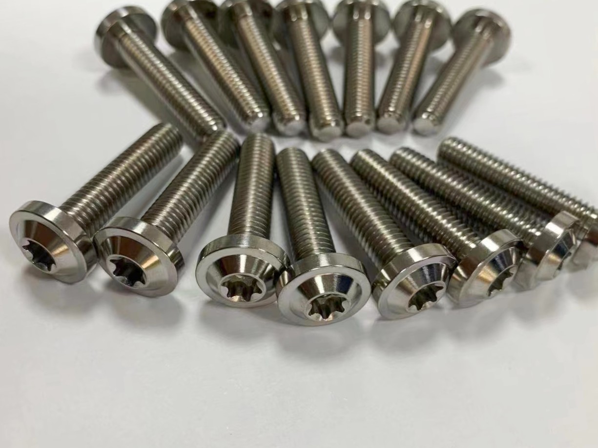 Umbrella Head Torx Allen Key Titanium Bolts 
