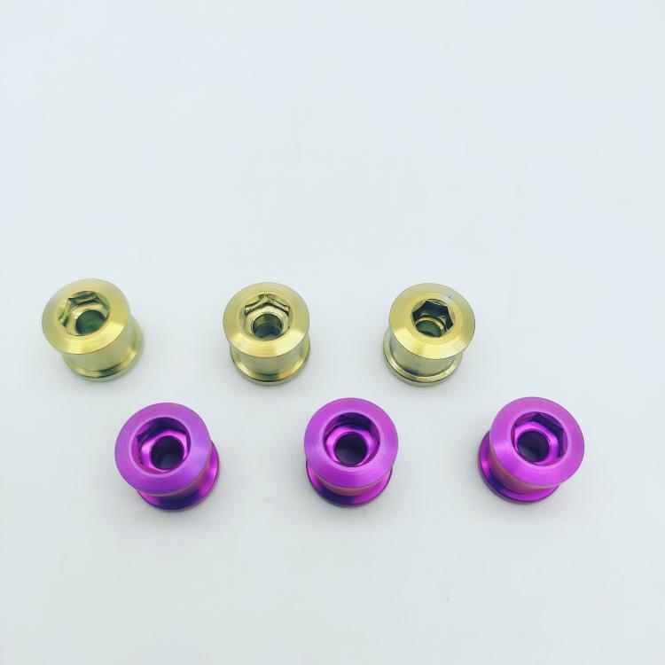 Titanium Crankset Chainring Bolts 