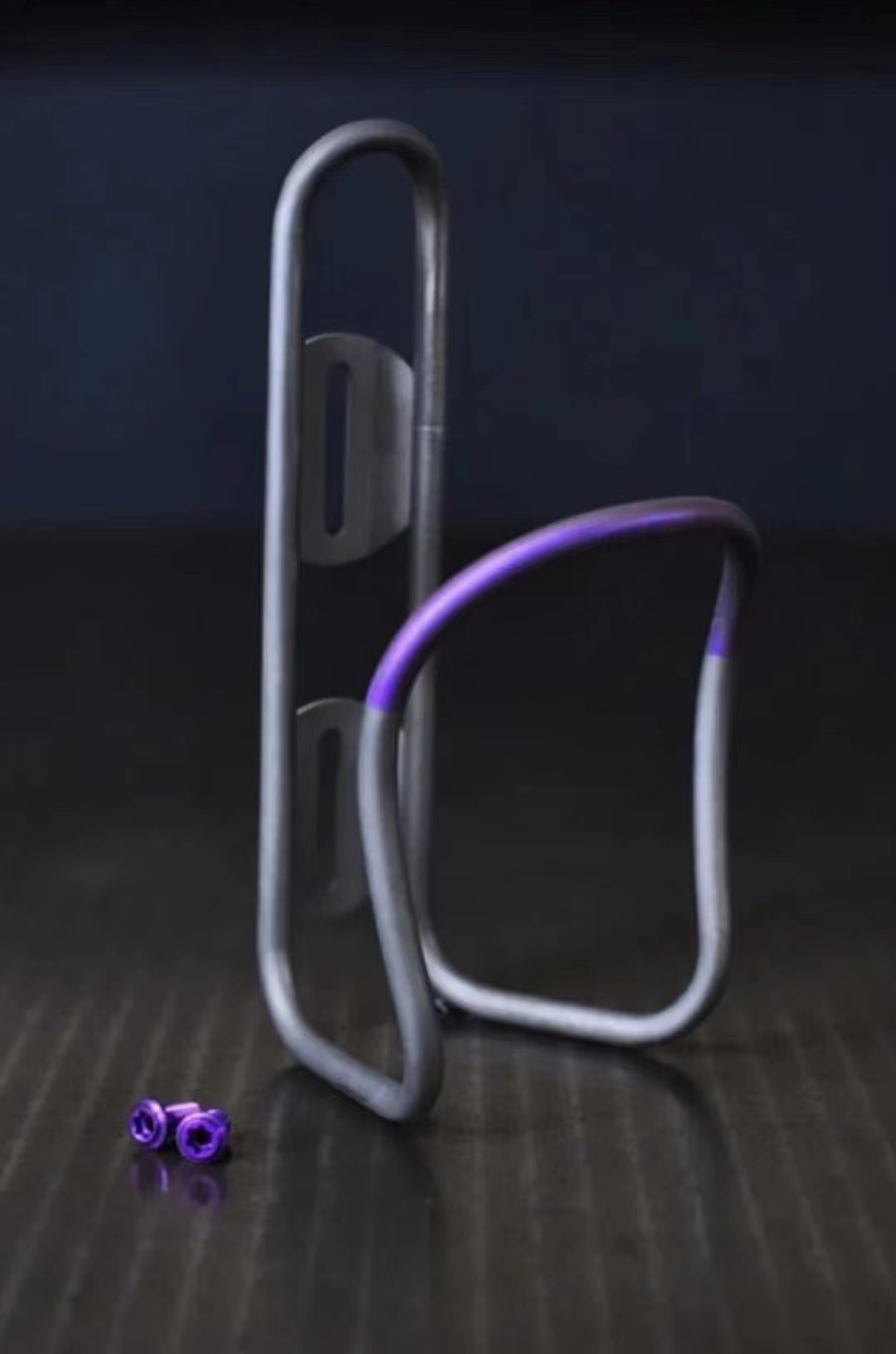 colorful titanium bottle cage