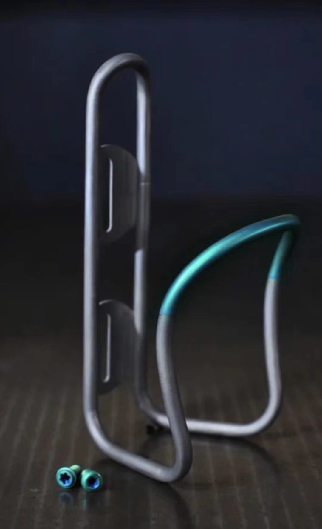 colorful titanium bottle cage