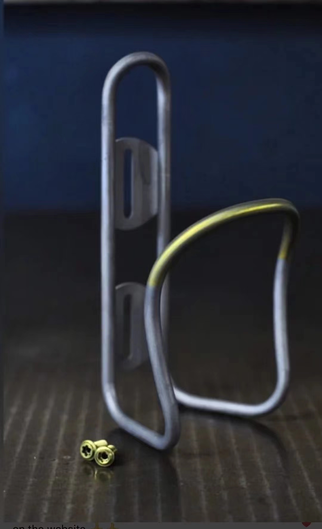 colorful titanium bottle cage