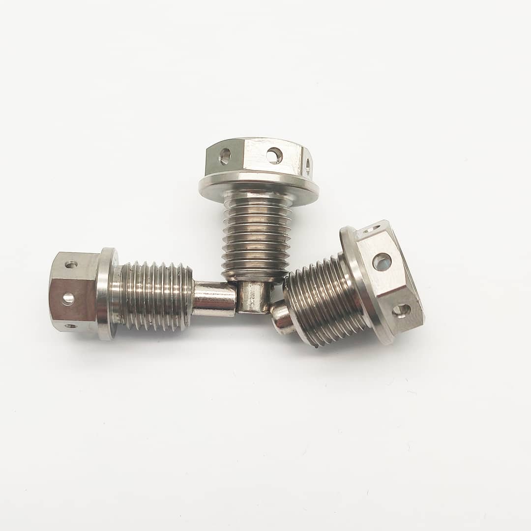 Titanium Oil Drain Plug Screws